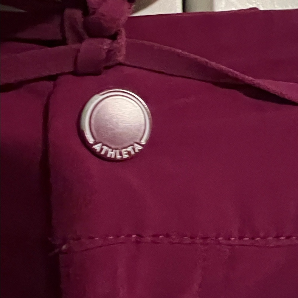 Athleta Women's Magenta Athletic Shorts - Picture 2 of 5